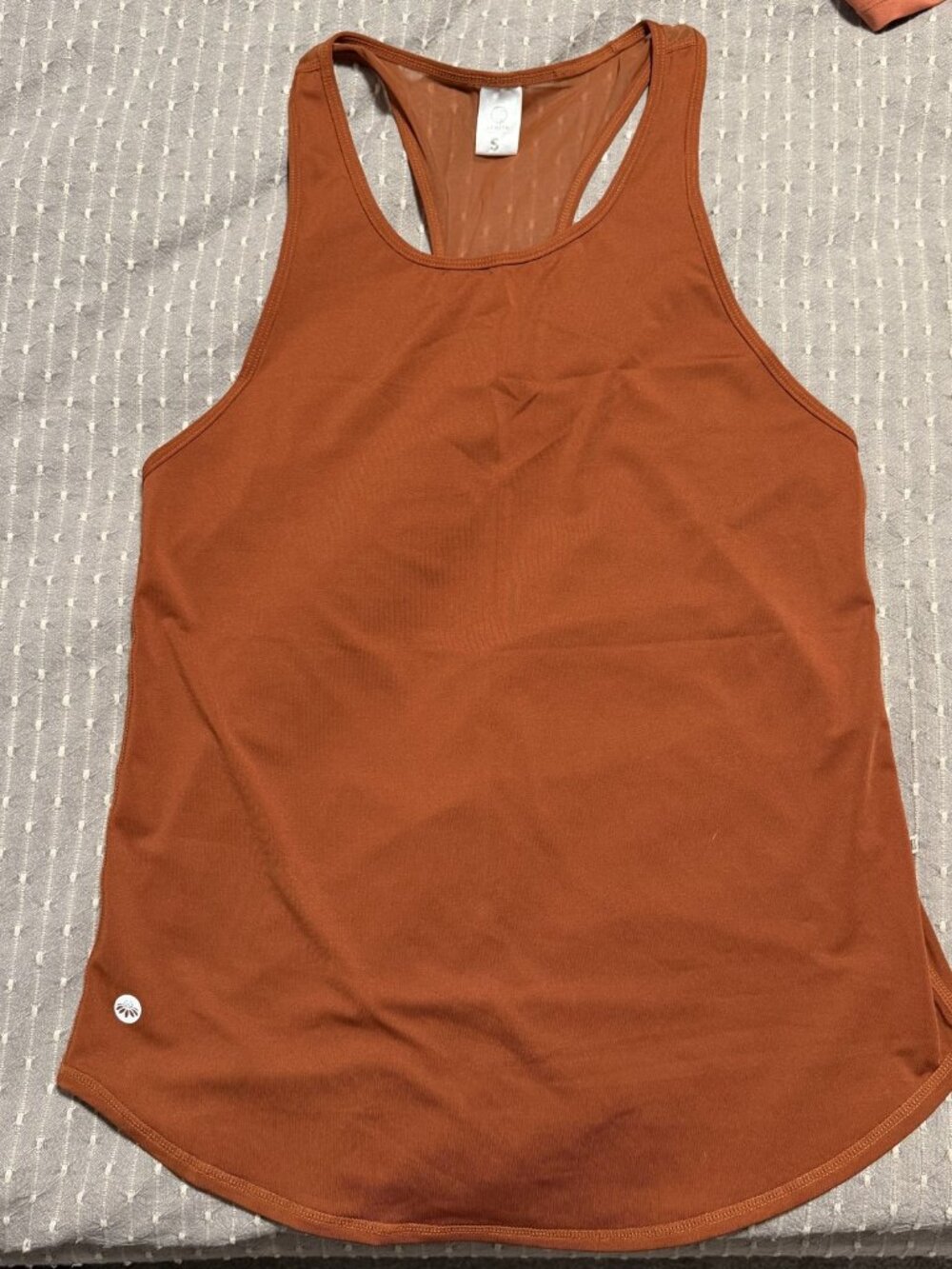 Senita Athletics Relay Tank Copper Mesh Size S